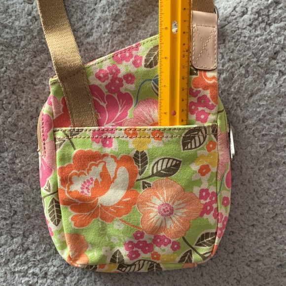 NWOT Fossil 1954 Retro Canvas Crossbody Bag - Picture 5 of 6